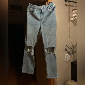 Abercrombie & Fitch Curve Love The 90’s Straight Ultra High Rise